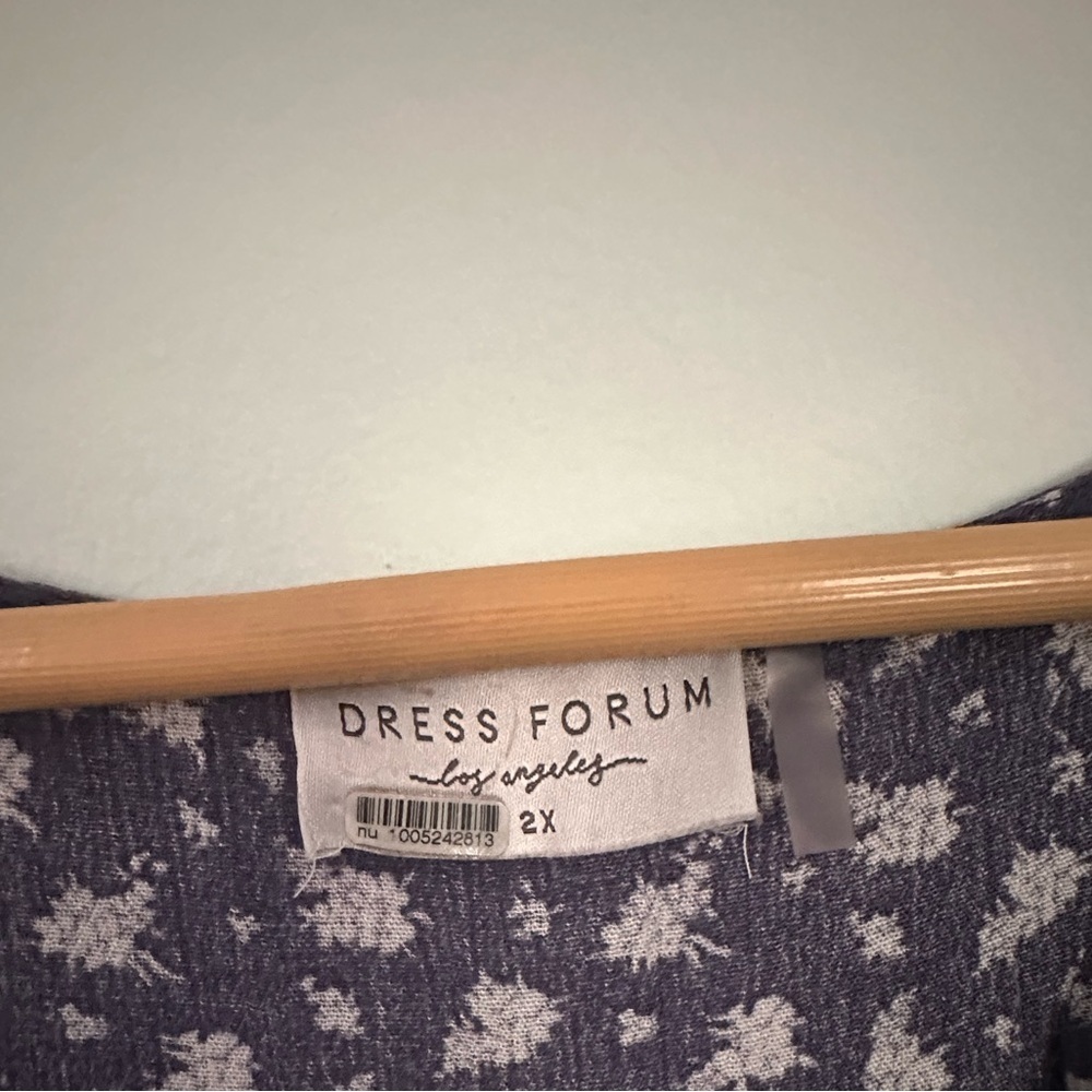 Indigo Dreams dress Floral Blue Dress - Picture 9 of 11